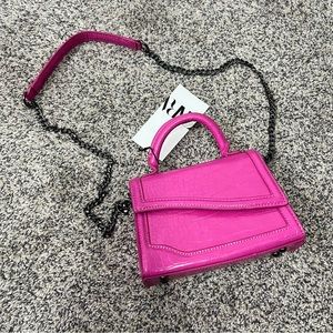 NWT ZARA Fuchsia Pink Small Crossbody Purse Bag